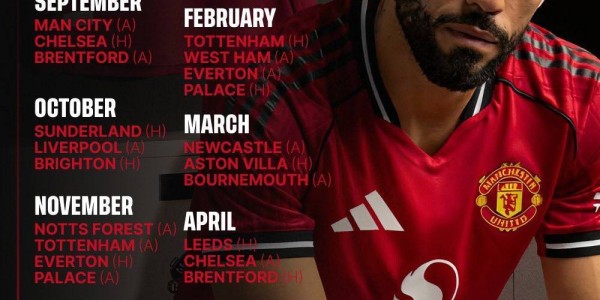曼联新赛季英超赛程公布，首轮主场战阿森纳！阿莫林遭遇魔鬼开局