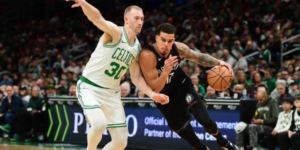 布朗28+7+9武切维奇28+11 绿军37分大胜送篮网7连败